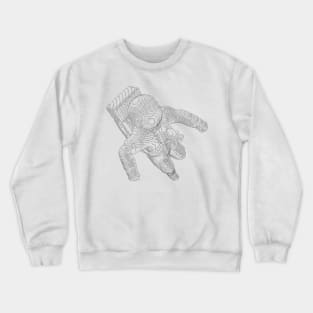 Astronaut voxel Crewneck Sweatshirt